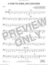 Cover icon of I Vow To Thee, My Country (arr. Murtha) sheet music for concert band (tuba) by Gustav Holst, Paul Murtha and Cecil Spring Rice, intermediate skill level