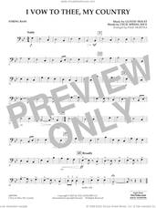 Cover icon of I Vow To Thee, My Country (arr. Murtha) sheet music for concert band (string bass) by Gustav Holst, Paul Murtha and Cecil Spring Rice, intermediate skill level
