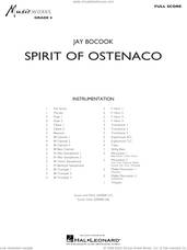 Cover icon of Spirit Of Ostenaco (COMPLETE) sheet music for concert band by Jay Bocook, intermediate skill level