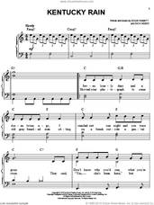 Cover icon of Kentucky Rain, (easy) sheet music for piano solo by Elvis Presley, Dick Heard and Eddie Rabbitt, easy skill level
