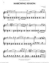 Cover icon of Marching Season sheet music for piano solo by Yanni, intermediate skill level