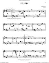 Cover icon of Felitsa sheet music for piano solo by Yanni, intermediate skill level