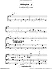 Cover icon of Setting Me Up sheet music for voice, piano or guitar by Dire Straits, intermediate skill level