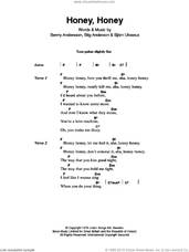 Cover icon of Honey, Honey sheet music for guitar (chords) by ABBA, Benny Andersson, Bjorn Ulvaeus, Miscellaneous and Stig Anderson, intermediate skill level