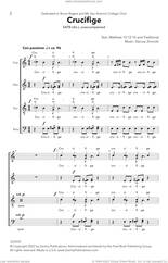 Cover icon of Crucifige sheet music for choir (SATB Divisi) by Dariusz Zimnicki, intermediate skill level
