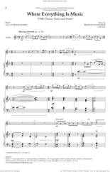 Cover icon of Where Everything Is Music sheet music for choir (TTBB: tenor, bass) by Bradley Ellingboe, intermediate skill level
