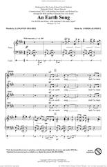 Cover icon of An Earth Song sheet music for choir (SATB: soprano, alto, tenor, bass) by Andrea Ramsey, intermediate skill level