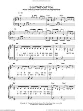 Cover icon of Lost Without You, (intermediate) sheet music for piano solo by Delta Goodrem, intermediate skill level
