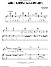 Cover icon of When Emma Falls In Love (Taylor's Version) (From The Vault) sheet music for voice, piano or guitar by Taylor Swift, intermediate skill level