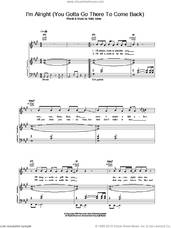 Cover icon of I'm Alright (You Gotta Go There To Come Back) sheet music for voice, piano or guitar by Stereophonics, intermediate skill level