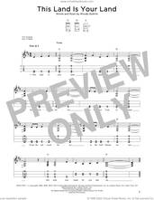 Cover icon of This Land Is Your Land (arr. Steven B. Eulberg) sheet music for dulcimer solo by Woody Guthrie and Steven B. Eulberg, intermediate skill level