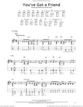 Cover icon of You've Got A Friend (arr. Steven B. Eulberg) sheet music for dulcimer solo by Carole King, Steven B. Eulberg and James Taylor, intermediate skill level