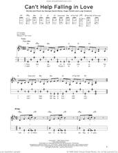 Cover icon of Can't Help Falling In Love sheet music for dulcimer solo by Elvis Presley, George David Weiss, Hugo Peretti and Luigi Creatore, intermediate skill level