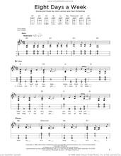 Cover icon of Eight Days A Week sheet music for dulcimer solo by The Beatles, John Lennon and Paul McCartney, intermediate skill level
