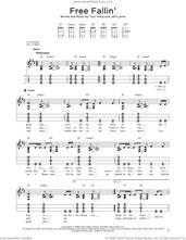 Cover icon of Free Fallin' sheet music for dulcimer solo by Tom Petty and Jeff Lynne, intermediate skill level