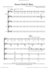 Cover icon of Sweet Child O' Mine (arr. Wendy Sergeant) sheet music for choir (SSATB) by Guns N' Roses, Wendy Sergeant, Axl Rose, Duff McKagan, Slash and Steven Adler, intermediate skill level