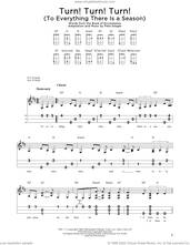 Cover icon of Turn! Turn! Turn! (To Everything There Is A Season) sheet music for dulcimer solo by The Byrds, Book of Ecclesiastes and Pete Seeger, intermediate skill level