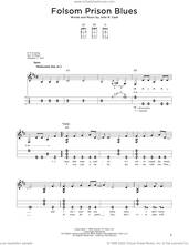 Cover icon of Folsom Prison Blues sheet music for dulcimer solo by Johnny Cash, intermediate skill level