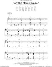 Cover icon of Puff The Magic Dragon sheet music for dulcimer solo by Peter, Paul & Mary, Lenny Lipton and Peter Yarrow, intermediate skill level