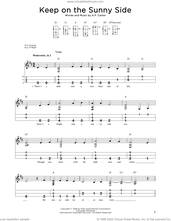 Cover icon of Keep On The Sunny Side (arr. Steven B. Eulberg) sheet music for dulcimer solo by The Carter Family, Steven B. Eulberg and A.P. Carter, intermediate skill level
