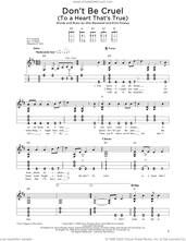 Cover icon of Don't Be Cruel (To A Heart That's True) sheet music for dulcimer solo by Elvis Presley and Otis Blackwell, intermediate skill level