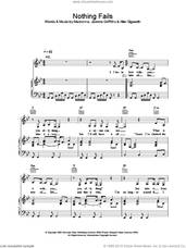 Cover icon of Nothing Fails sheet music for voice, piano or guitar by Madonna, intermediate skill level