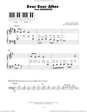 Cover icon of Ever Ever After (from Enchanted) sheet music for piano solo (5-fingers) by Alan Menken and Stephen Schwartz, beginner piano (5-fingers)