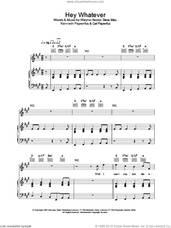 Cover icon of Hey Whatever sheet music for voice, piano or guitar by Westlife, intermediate skill level