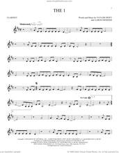 Cover icon of the 1 sheet music for clarinet solo by Taylor Swift and Aaron Dessner, intermediate skill level