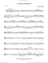 Cover icon of A Thousand Miles sheet music for mallet solo (Percussion) by Vanessa Carlton, intermediate mallet (Percussion)