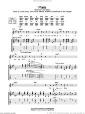 Cover icon of Plans sheet music for guitar (tablature) by The Thrills, intermediate skill level