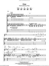 Cover icon of Kiss sheet music for guitar (tablature) by Prince & The Revolution and Prince, intermediate skill level