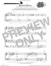 Cover icon of Jericho Night sheet music for piano solo (method) by Joseph Martin, David Angerman and Mark Hayes, David Angerman, Joseph M. Martin and Mark Hayes, beginner piano (method)