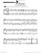 Cover icon of We Worship And Adore You sheet music for piano solo (method) by Joseph Martin, David Angerman and Mark Hayes, David Angerman, Joseph M. Martin, Mark Hayes and Miscellaneous, beginner piano (method)