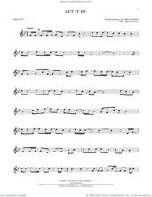 Cover icon of Let It Be sheet music for mallet solo (Percussion) by The Beatles, John Lennon and Paul McCartney, intermediate mallet (Percussion)