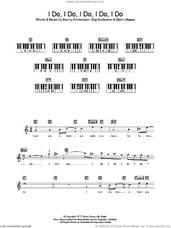 Cover icon of I Do, I Do, I Do, I Do, I Do sheet music for voice and other instruments (fake book) by ABBA, Benny Andersson, Bjorn Ulvaeus and Stig Anderson, intermediate skill level