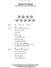 Cover icon of Knock On Wood sheet music for guitar (chords) by Eddie Floyd and Steve Cropper, intermediate skill level
