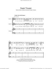 Cover icon of Super Trouper (arr. Rick Hein) sheet music for choir (2-Part) by ABBA, Rick Hein, Benny Andersson, Bjorn Ulvaeus and Miscellaneous, intermediate duet