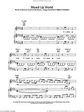 Cover icon of Mixed Up World sheet music for voice, piano or guitar by Sophie Ellis-Bextor, intermediate skill level
