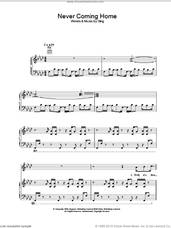 Cover icon of Never Coming Home sheet music for voice, piano or guitar by Sting, intermediate skill level