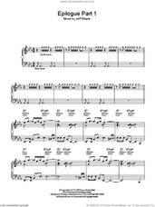 Cover icon of Epilogue (Part 1) (from War Of The Worlds) sheet music for voice, piano or guitar by Jeff Wayne, intermediate skill level