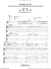 Cover icon of Weather To Fly sheet music for guitar (tablature) by Elbow, Craig Potter, Eric Jupp, Guy Garvey, Mark Potter and Peter Turner, intermediate skill level