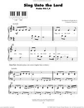 Sing Unto The Lord sheet music download