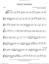 Cover icon of Sweet Nothing sheet music for violin solo by Taylor Swift and William Bowery, intermediate skill level