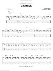Cover icon of Cyanide sheet music for bass (tablature) (bass guitar) by Metallica and James Hetfield, intermediate skill level