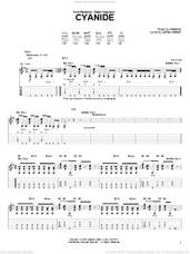 Cover icon of Cyanide sheet music for guitar solo (easy tablature) by Metallica and James Hetfield, easy guitar (easy tablature)