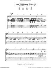 Cover icon of Love Will Come Through sheet music for guitar (tablature) by Merle Travis, intermediate skill level