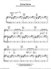 Cover icon of Come Home sheet music for voice, piano or guitar by Findlay Brown and Carl Alty, intermediate skill level