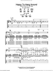 Cover icon of Happy To Hang Around sheet music for guitar (tablature) by Merle Travis, intermediate skill level