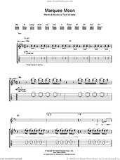 Cover icon of Marquee Moon sheet music for guitar (tablature) by Television and Tom Verlaine, intermediate skill level